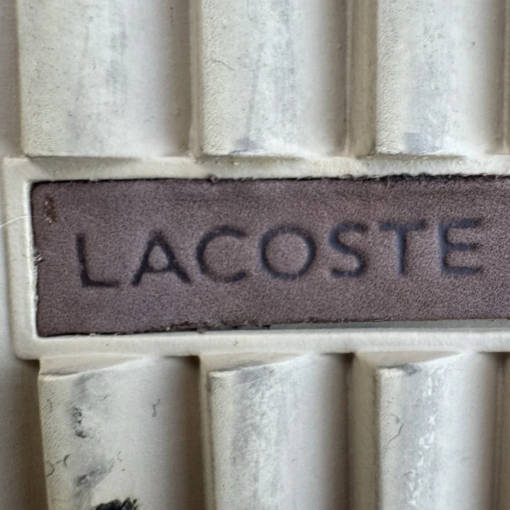 Lacoste Sauville Boat Shoes Men's Sz 10.5 (EU 44) Brown